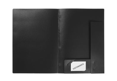 Foldersys PP-Präsentations-Mappe schwarz