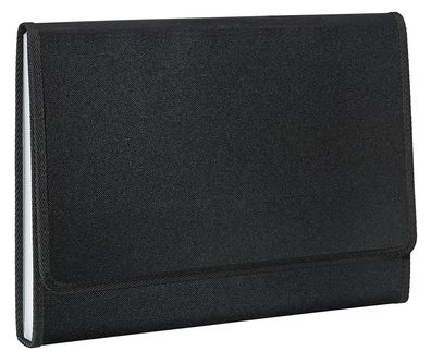 Foldersys Fächer-Tasche PP 12er Standard Tex schwarz