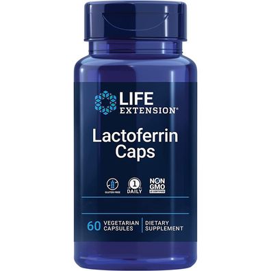 Life Extension, Lactoferrin, 60 vegetarische Kapseln