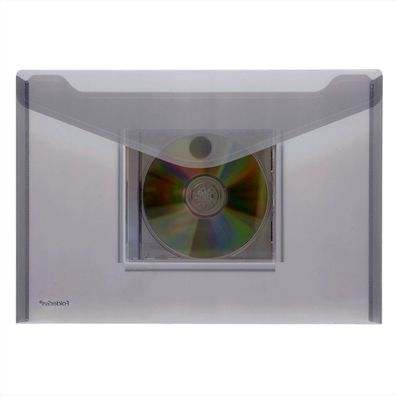 Foldersys Sichttasche A4quer CD/ JC-Tasche trans klar