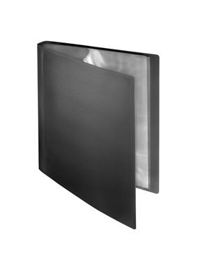Foldersys Sichtbuch flexibel 30 Hüllen A4 PP schwarz