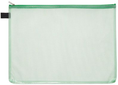 Foldersys Reißverschluss-Beutel A5 mit Zip grün Folie grün transparent