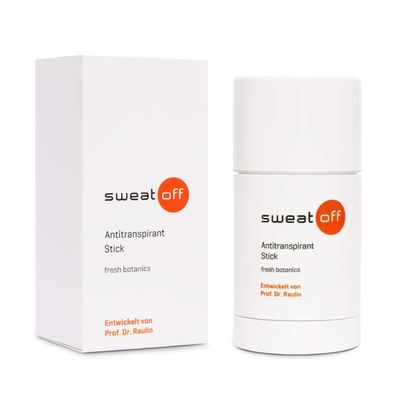 Sweat-Off Antitranspirant Deo Stick gegen übermäßiges Schwitzen Anti Schweiß