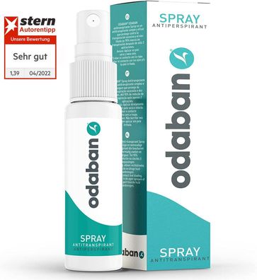 ODABAN Antitranspirant Deo Spray gegen starkes Schwitzen Anti Schweiß Deo 30 ml
