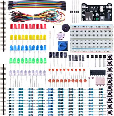 Elegoo Electronic Kabel Widerstand Kondensator LED Potentiometer Arduino MEGA R3