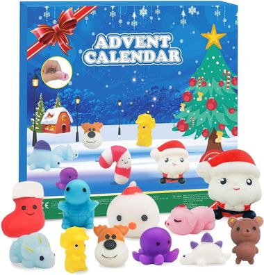 Mochi Squishmallow Adventskalender 2023 Weihnachten Spielzeug Squishies Figuren
