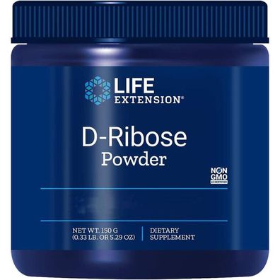 Life Extension, D-Ribose Pulver, 150g (5,29 oz.)