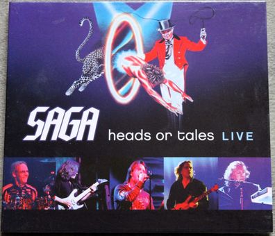 Saga - Heads Or Tales Live (2011) (CD) (Ear Music - 0206483ERE) (Neu + OVP)
