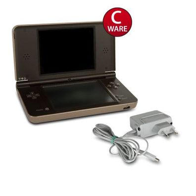 Nintendo DSi XL Konsole in Dunkelbraun + Ladekabel #91C