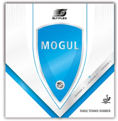 Sunflex Mogul Tischtennis-Belag, 2,0mm Schwamm schwarz | Tischtennisschläger Tisch...
