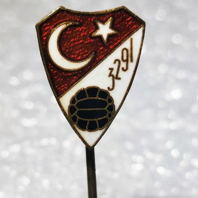 Fussball Anstecknadel - Fussballverband Türkei - F.A. - Turkey - Türkiye