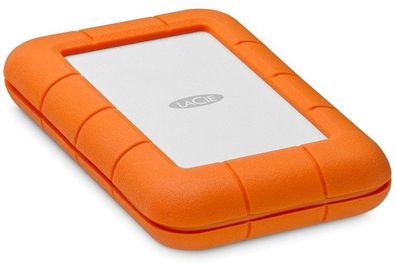 LaCie Rugged externe SSD Festplatte 500GB USB-C 950 MB/ s stoßfest orange