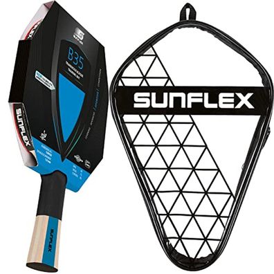 Sunflex B35 Tischtennisschläger + Tischtennishülle Single | Tischtennis Tabeltenni...