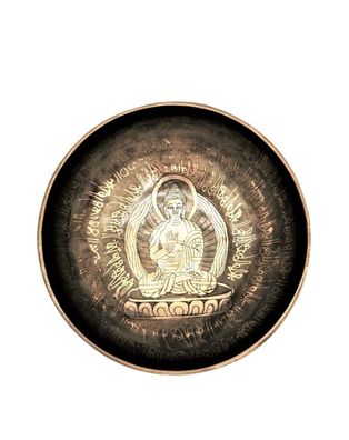 Klangschale Buddha graviert ø 13,5cm 592g