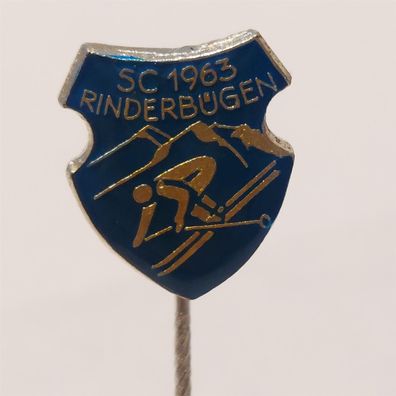 Sport Anstecknadel SC 1963 Rinderbügen Hessen Kr. Büdingen Ski Club Wintersport