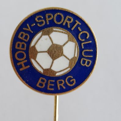 Fussball Anstecknadel Hobby Sport Club Berg FV Niederrhein Kreis Rees & Bocholt