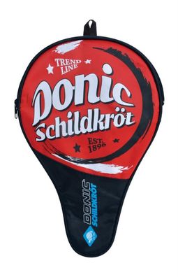 Donic-Schildkröt Tischtennis Schlägerhülle Trendline rot-schwarz