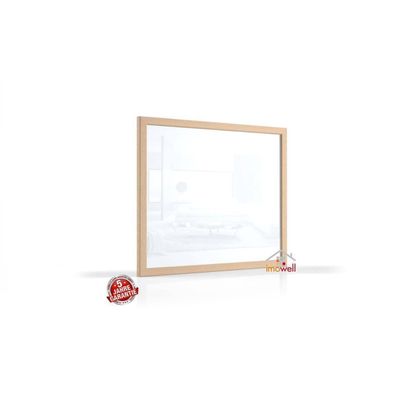 Infrarot-Glasheizung infranomic Standard 400 Watt, 70 x 60 cm, weiß glänzend, Rahmen