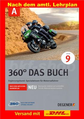 Fahrschule Lehrbuch Degener 360 Das Buch Lernbuch A Motorradführerschein Führerschein