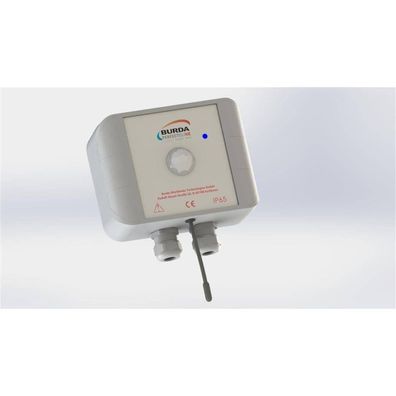 Burda Bewegungsmelder IP65 mit Thermostat, weiß, 4000 Watt