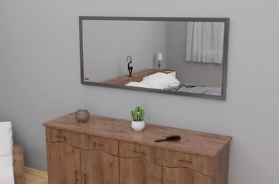 Infrarot-Spiegelheizung infranomic-Mirror 600 Watt, 110 x 60 cm Alurahmen messing, ha