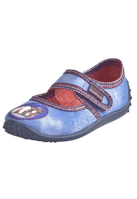 Pferdefreunde Hausschuhe 230224 blau Mädchen Pferd