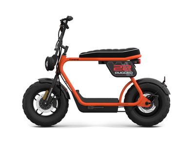 Coopop RUGGED E-Bike E-Scrambler 1200W 25-45 km/ h Orange