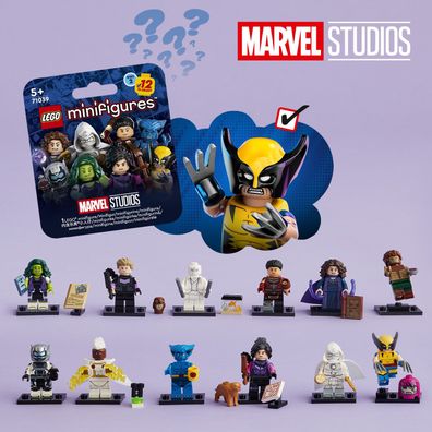 LEGO Minifiguren 71039 Marvel-Serie 2 mit 1 von 12 Sammel-Figuren