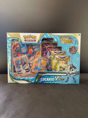 Pokemon Sammelkarten TCG Lucario V Star VStar Premium Collection ENG