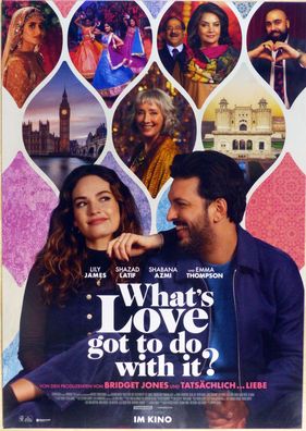 What´s Love got to do with it? - Original Kinoplakat A1 - Lily James - Filmposter