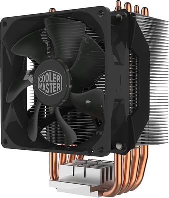 Cooler Master Hyper H412R CPU-Luftkühler - Low-Profile-Kühlsystem, Direktkontakt