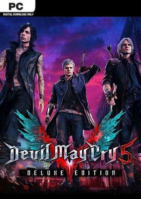 Devil May Cry 5 DeLuxe Edition (PC, 2019, Nur der Steam Key Download Code) Keine DVD