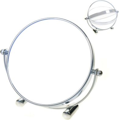 TUKA Designed Kosmetikspiegel 10 Fach, 6 inch Tischspiegel 360° drehbar,