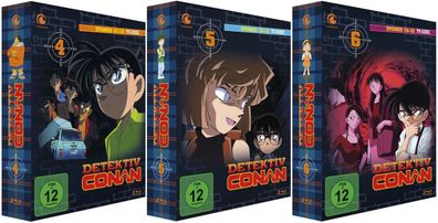 Detektiv Conan - TV Serie - Box 4-6 - Episoden 103-182 - Blu-Ray - NEU