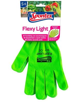 Spontex Flexy Light Handschuhe Damenhandschuh für Garten - Hobbyarbeiten Gr. S - L