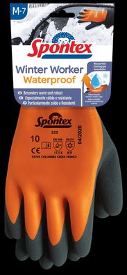 Spontex Winter Worker Waterproof wasserfest zweilagigem Innenfutter Gr. M - XXL