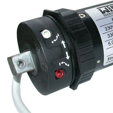 WTS - Maxi-Rohrmotor Serie DM-100/59 Ø 59 mm , mechanischer Antrieb 100Nm 12U/ min