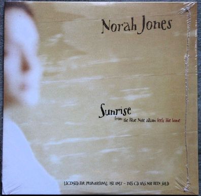 Norah Jones - Sunrise (2001) (1-track promo) (708761823028) (Neu + OVP)