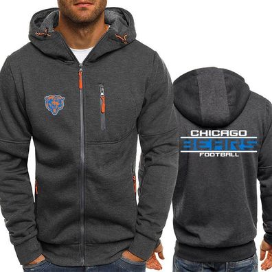 Neu Herren Fußball Sweatshirt Chicago Bears Hoodie Kapuzenpullover