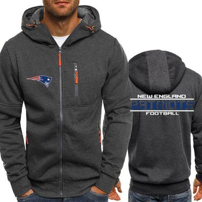 Neu Herren Fußball Sweatshirt New England Patriots Hoodie Kapuzenpullover