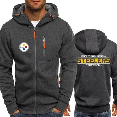 Neu Herren Fußball Sweatshirt Pittsburgh Steelers Hoodie Kapuzenpullover