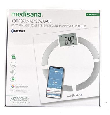 medisana BS 444 connect Körperanalysewaage Waage Personenwaage mit App 180kg NEU