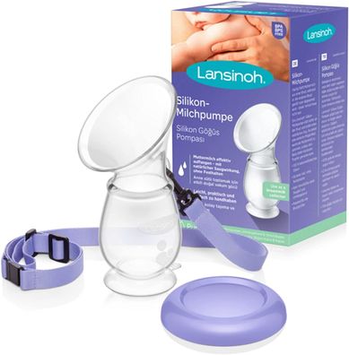 Lansinoh Silikon Milchpumpe & Muttermilchauffänger - angenehmes & extrem weiches