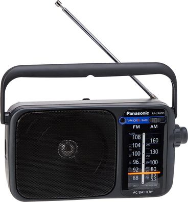 Daewoo DRP-123 Radio | AM/ FM-Radio | Tragbares analoges Radio | Frontlautspreche