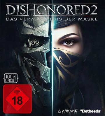 Dishonored 2 (PC, 2016, Nur der Steam Key Download Code) Keine DVD, Keine CD