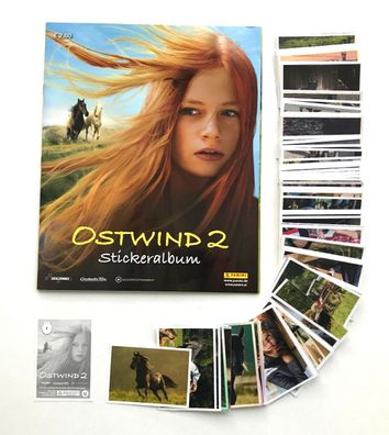 Ostwind 2 (2015) Stickeralbum + kompletter Satz , Panini , RAR