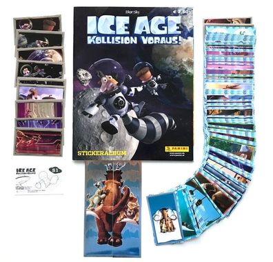 Ice Age 5 - Kollision voraus (2016) kompletter Satz + Leeralbum , Panini , RAR