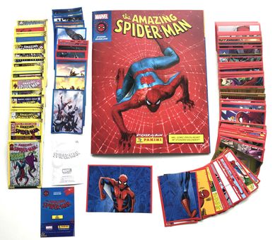 The Amazing Spider-Man (2022) Stickeralbum + kompletter Satz + Cards , Panini