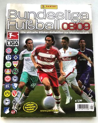 Bundesliga 2008/09 : Album komplett beklebt , Panini , guter - sehr guter Zustand