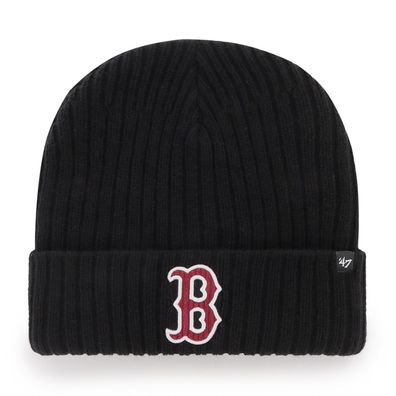 MLB Boston Red Sox Wollmütze Mütze Thick Cord Logo Knit Beanie 196895666503